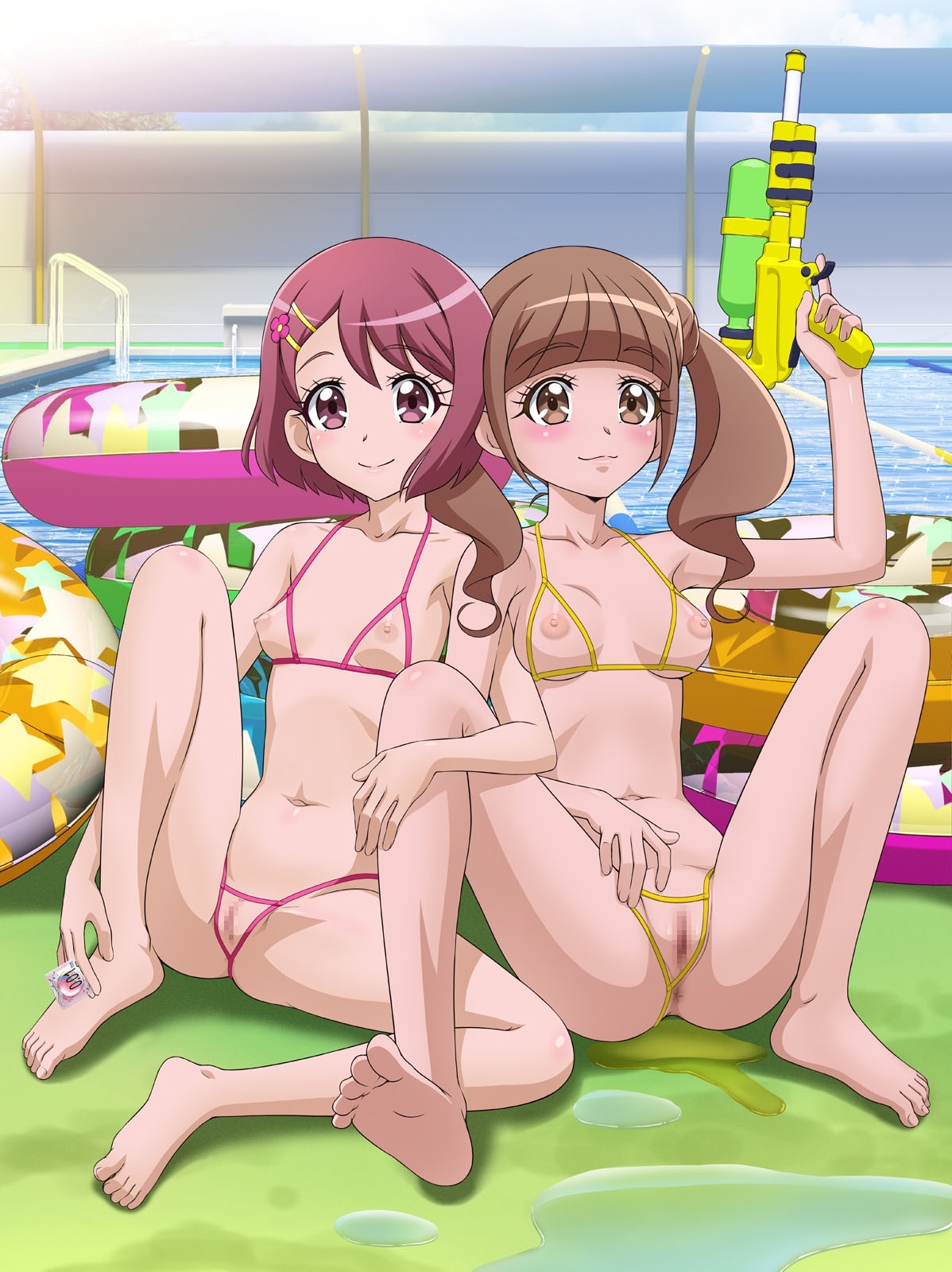 乳首出しファッション！乳首の部分だけくり抜かれたエロすぎる服や下着を着てる女の子！　その１９